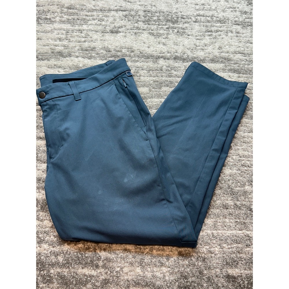 Lululemon ABC Pant Men 38 Blue Commission Slim Fit‎ Warpstreme Chino